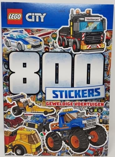 City: 800 Stickers Geweldige Voertuigen LEGO set (#8710823005749-1)