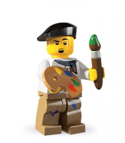 Artist LEGO set (#8804-14)