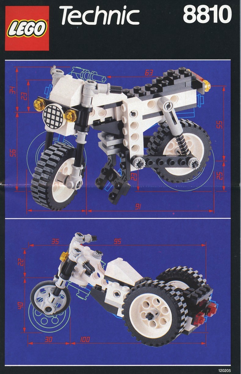 Cafe Racer LEGO set (#8810-1, 1991)