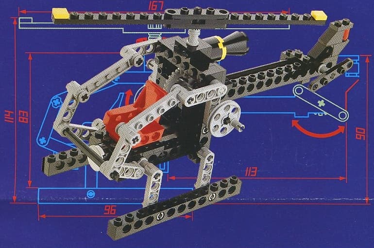 Night Chopper LEGO set (#8825-1, 1991)
