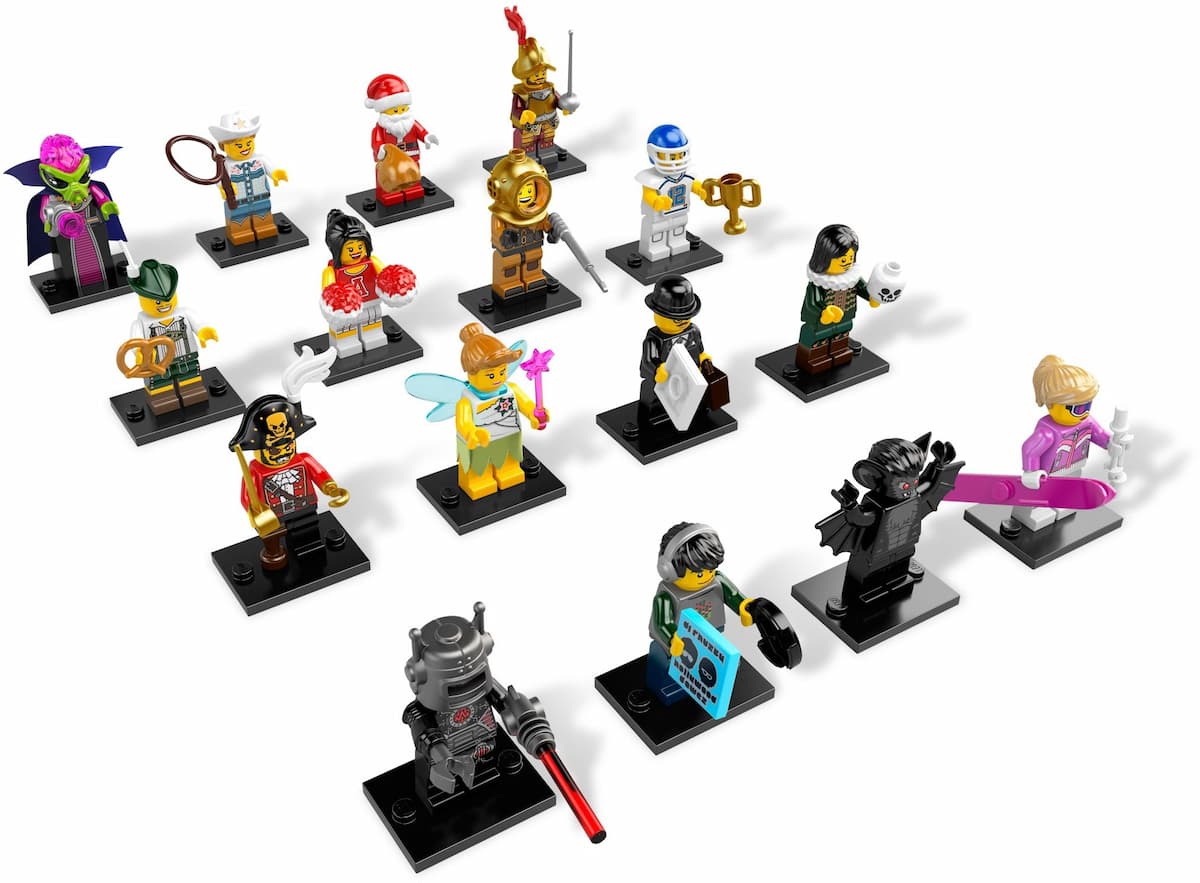 Series 8 - Complete - All Sets LEGO set (#8833-17)