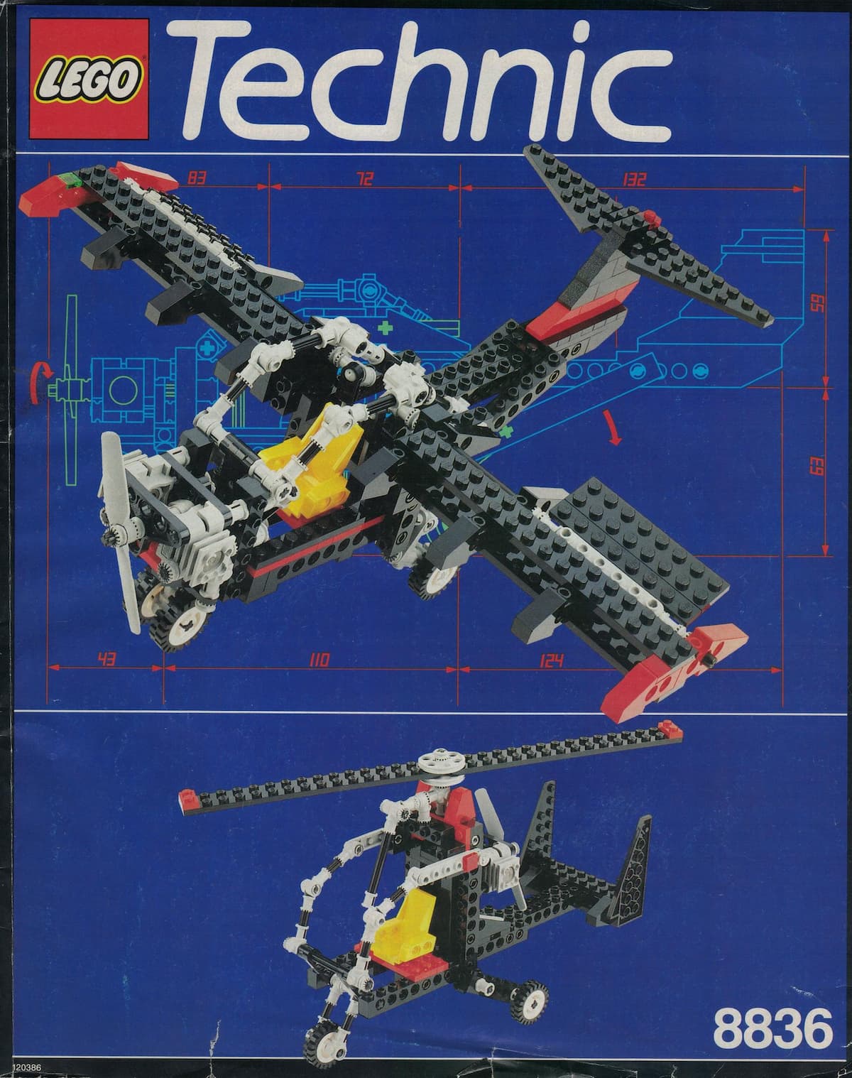 Sky Ranger LEGO set (#8836-1, 1993)