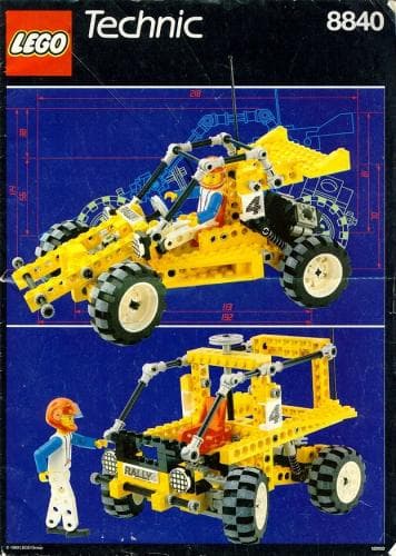 Rally Shock n' Roll Racer LEGO set (#8840-1, 1991)
