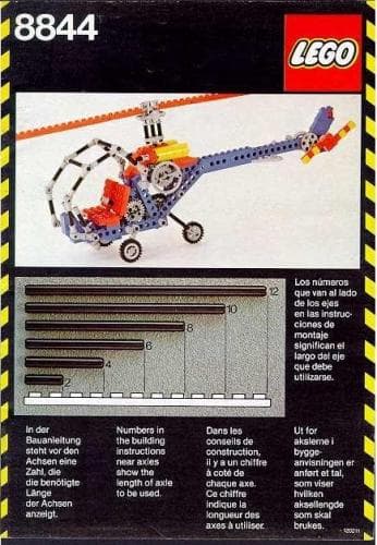 Helicopter LEGO set (#8844-1)