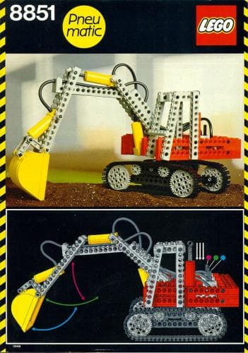 Excavator LEGO set (#8851-1, 1984)