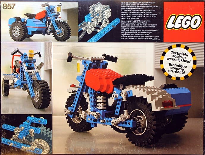 Motorcycle LEGO set (#8857-2)