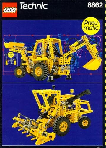 Backhoe Grader LEGO set (#8862-1)