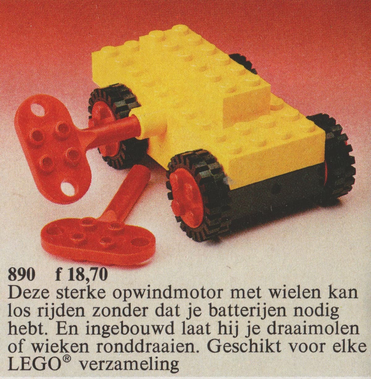 Windup Motor LEGO set (#890-1)