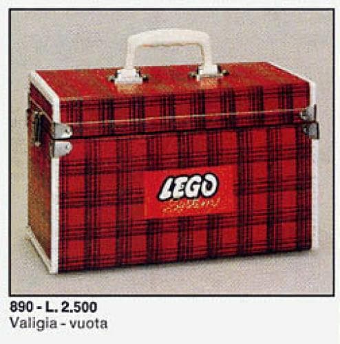 Lockable Storage Box, Empty LEGO set (#890-2)