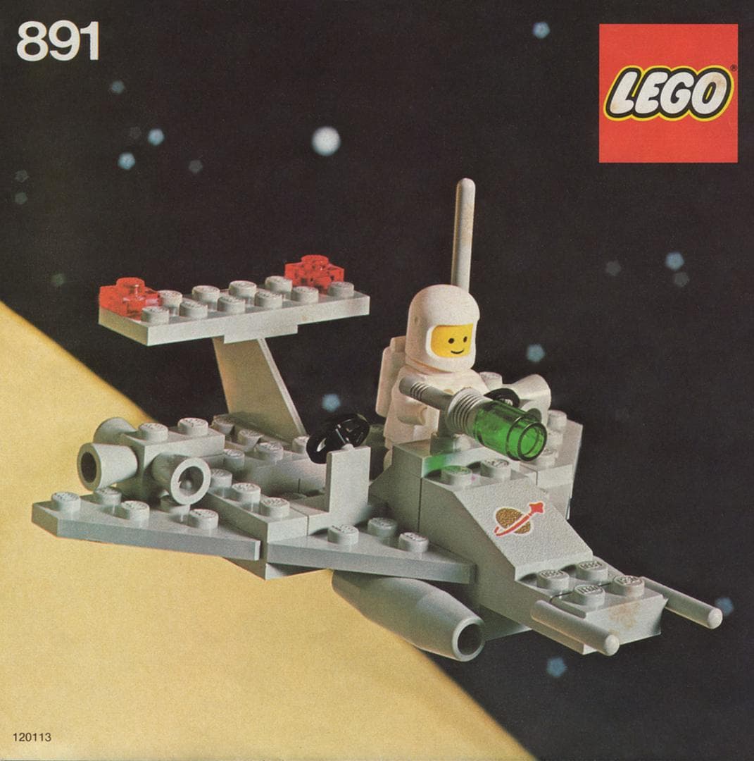 Two Seater Space Scooter LEGO set (#891-1)