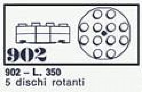 5 Turntables LEGO set (#902-1)
