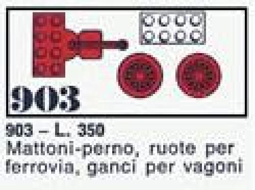 Train Wheels and Couplers LEGO set (#903-1)
