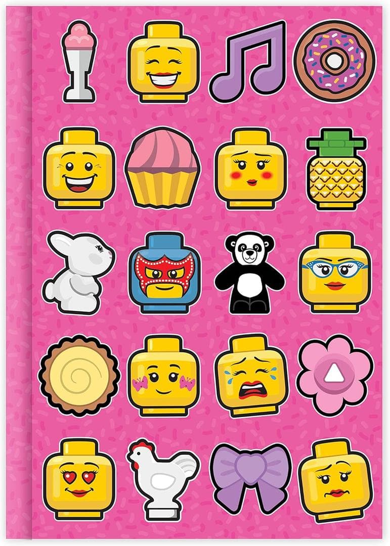 Minifigure Notebook (Pink) LEGO Stationery and Office Supplies set (#90407-1, 2018)