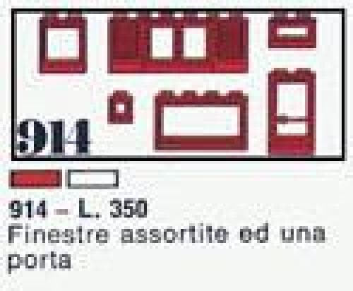 Windows, Red LEGO set (#914-1)