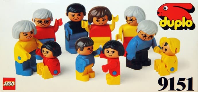 Family LEGO set (#9151-1, 1986)