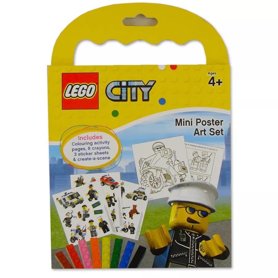 City Mini Poster Art Set LEGO Stationery and Office Supplies set (#9344914002844-1, 2014)
