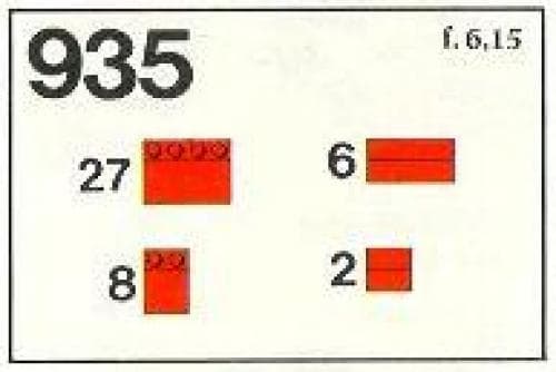 Roof Bricks, 33 Degrees LEGO set (#935-1)