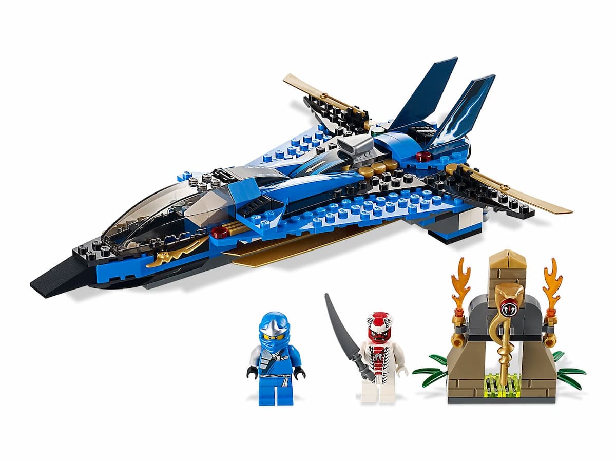 Jay's Storm Fighter LEGO set (#9442-1)