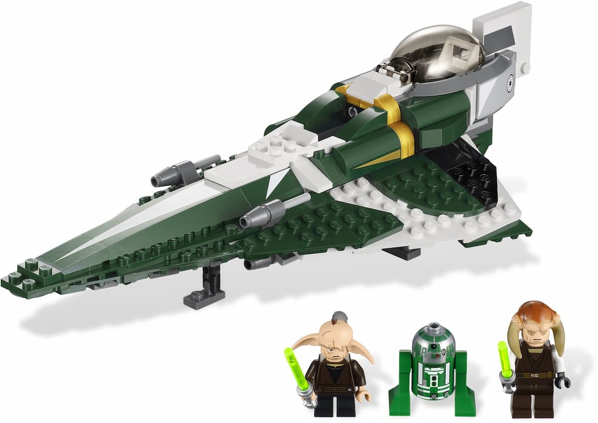 Saesee Tiin's Jedi Starfighter LEGO set (#9498-1, 2012)