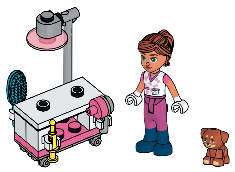Valeria with Puppy LEGO set (#951446-1, 2026)