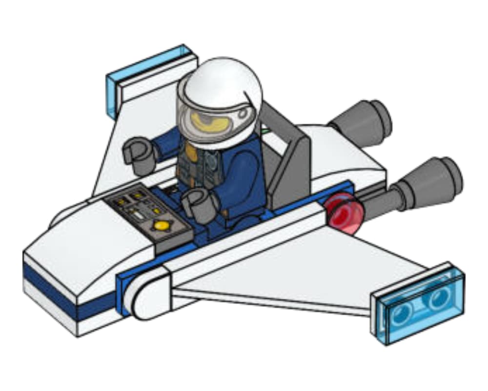 Police Officer and Jet LEGO set (#951901-1)