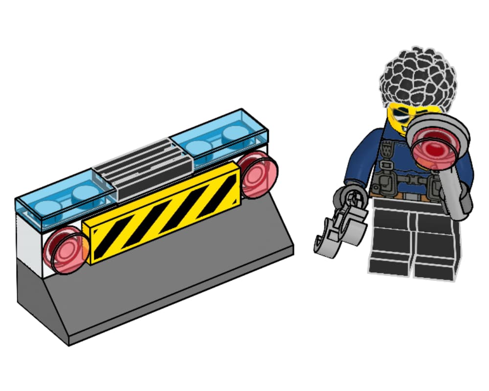 Duke DeTain LEGO set (#952011-1)