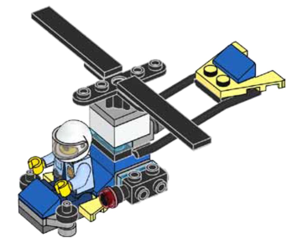 Policeman and Helicopter LEGO set (#952101-1)