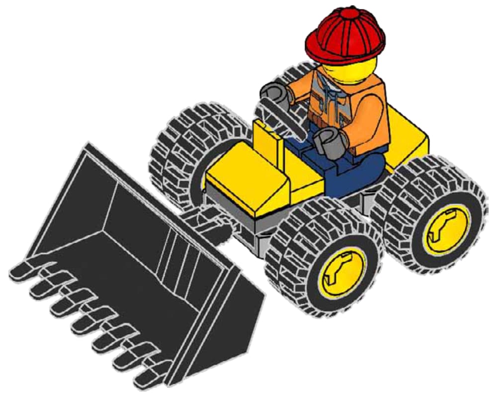 Builder with Epic Digger LEGO set (#952102-1)