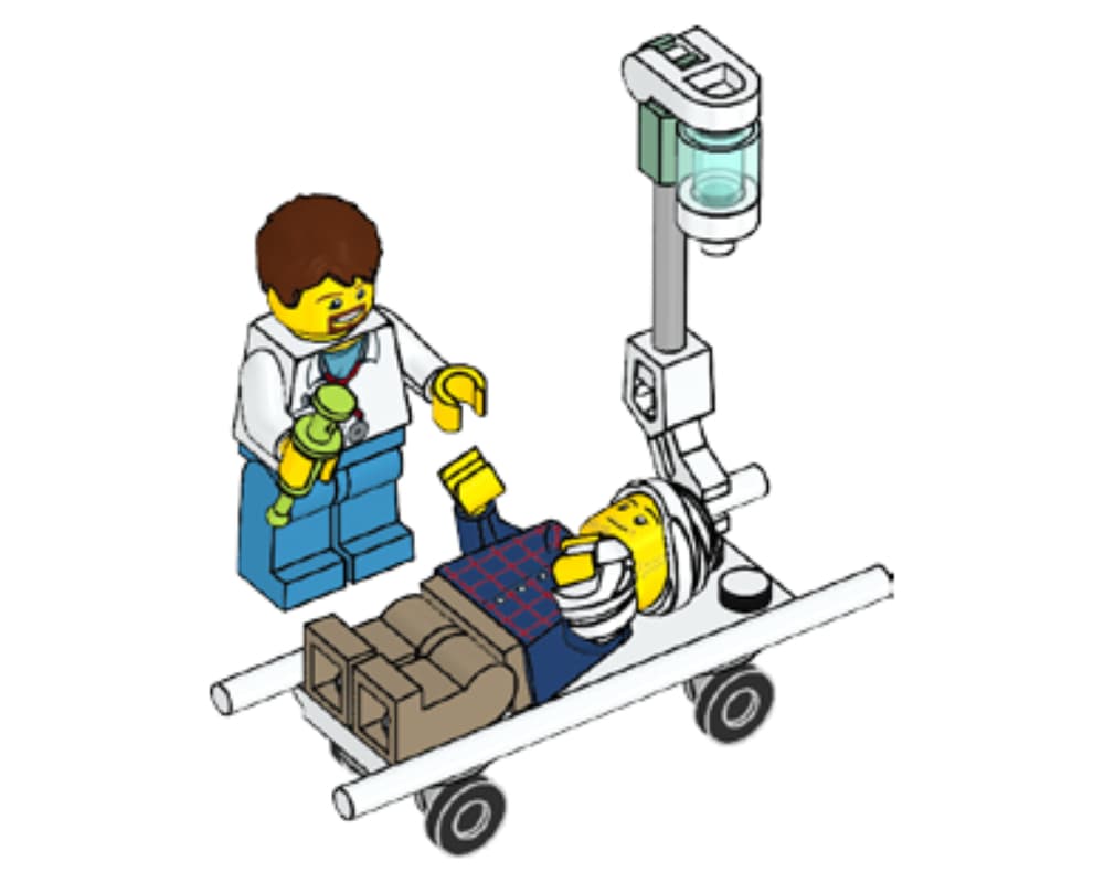 Doctor and Patient LEGO set (#952105-1)