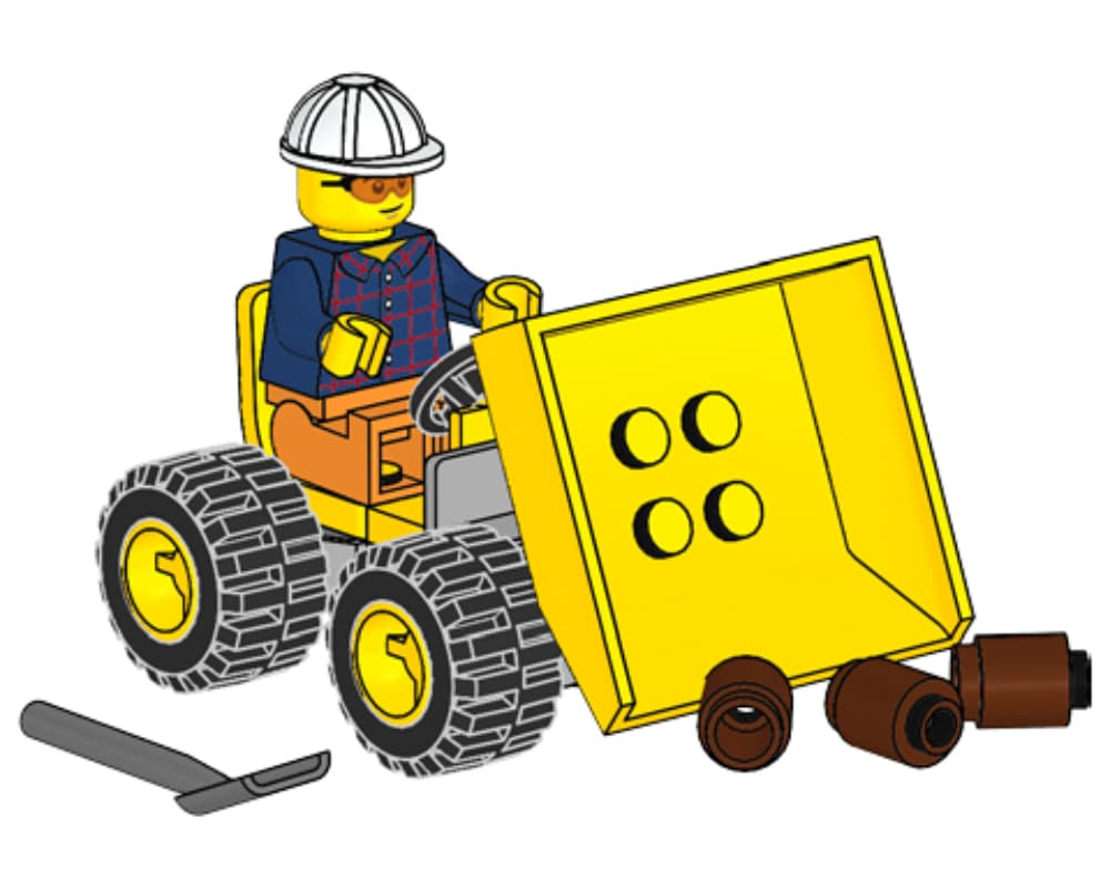 Phil Corky's Dump Truck LEGO set (#952204-1)