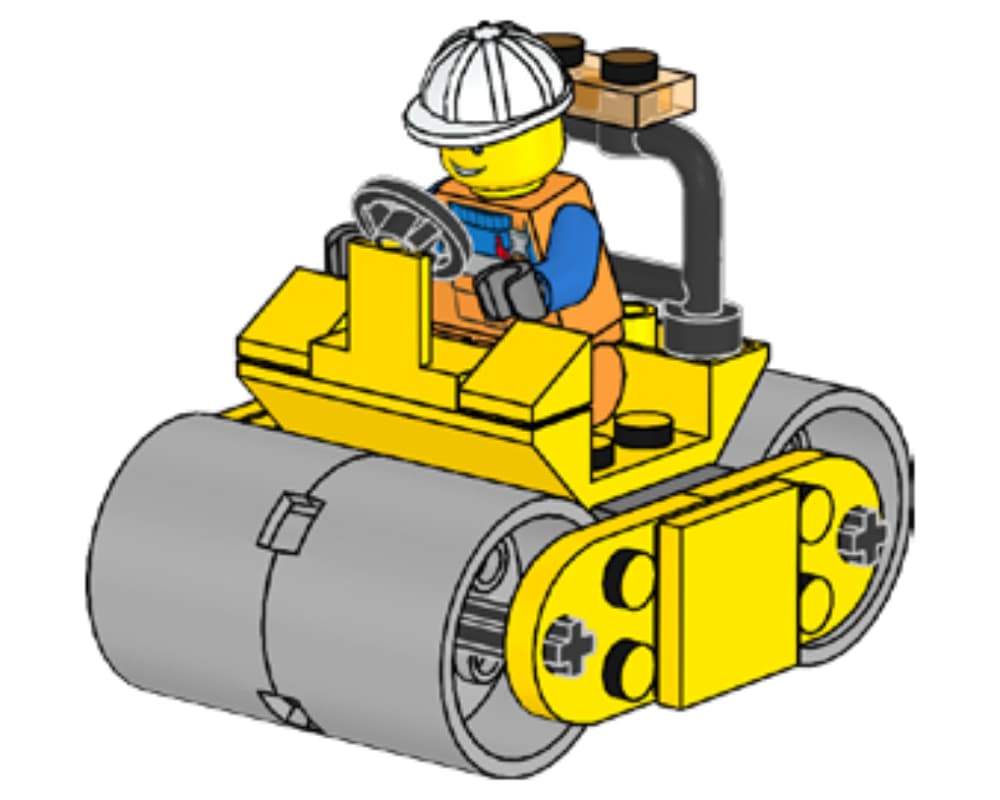 Robbie Rolla's Steamroller LEGO set (#952210-1)