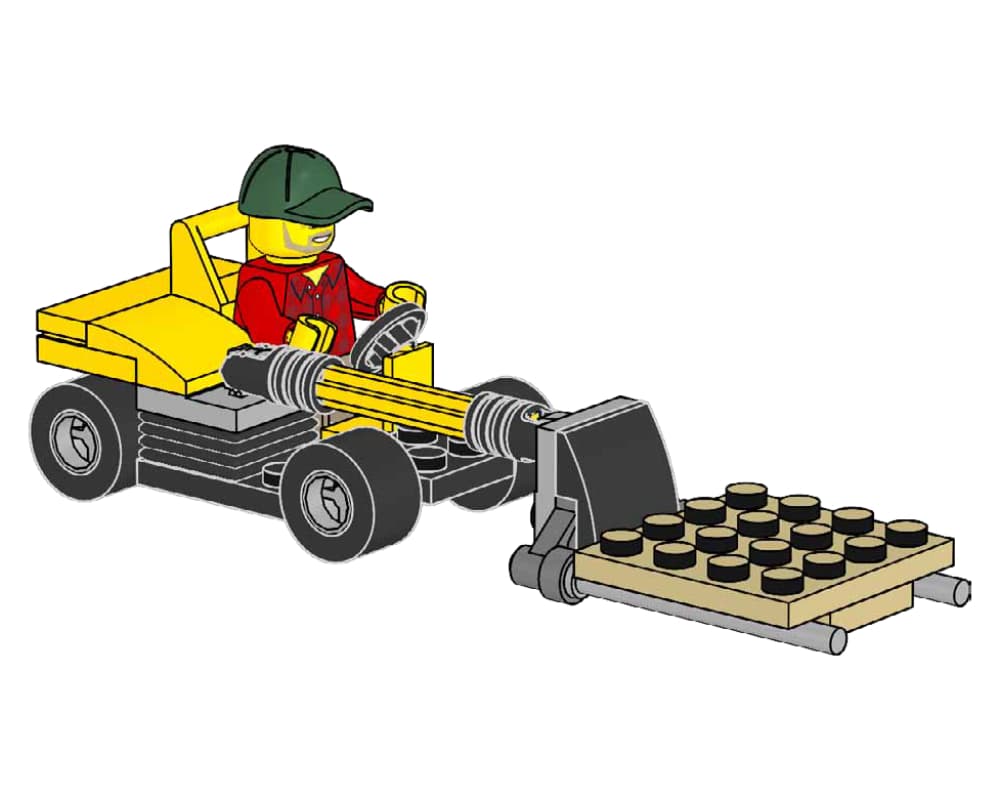 Forklift LEGO set (#952212-1)