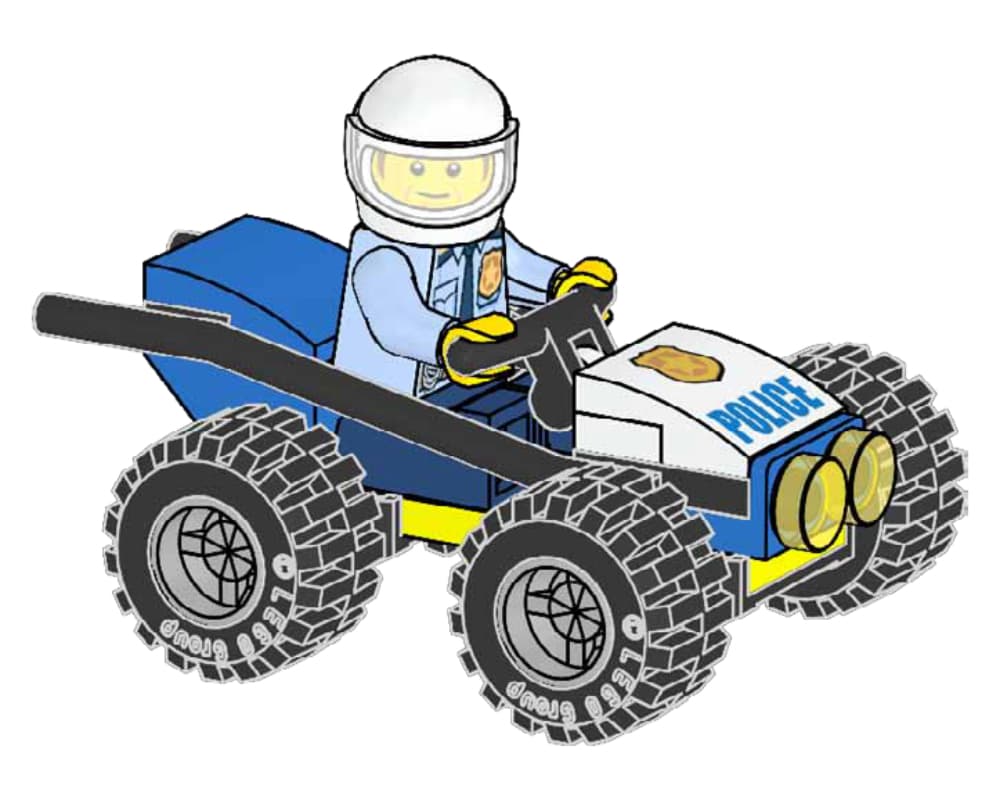 Police Buggy LEGO set (#952302-1)