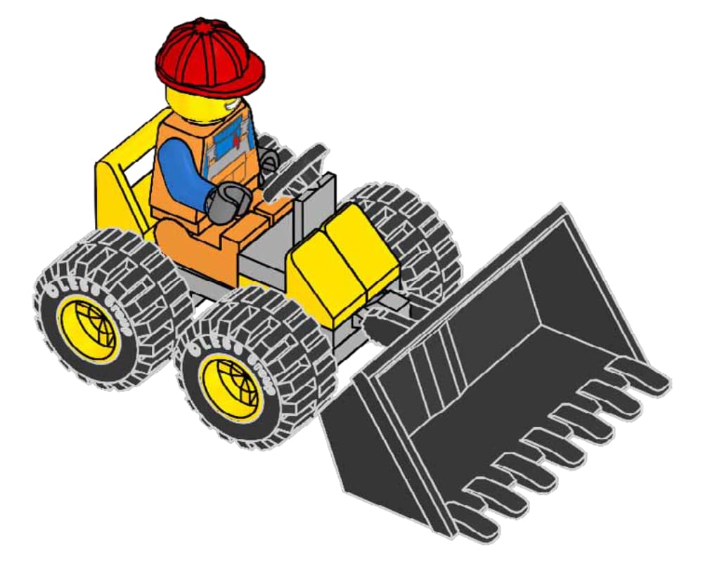 Wheel Loader LEGO set (#952310-1)