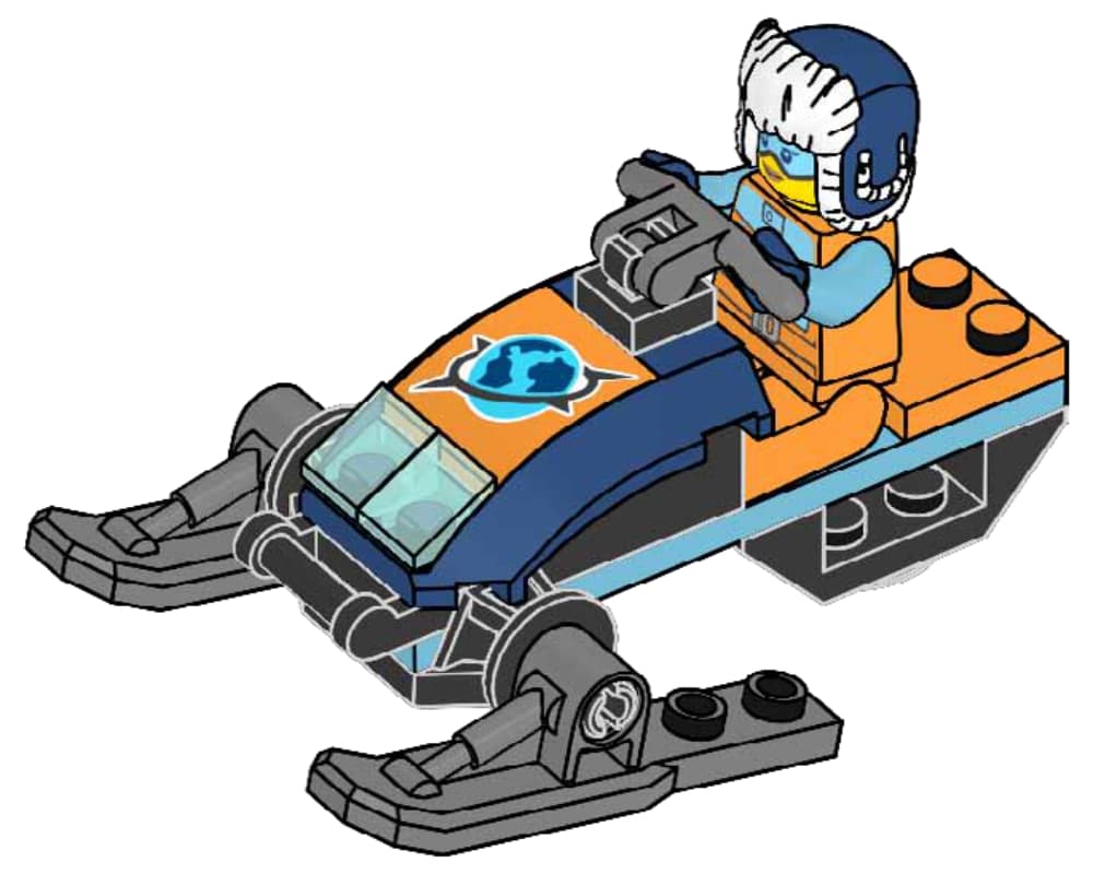 Arctic Snowmobile LEGO set (#952312-1)