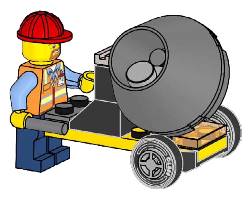 Cement-Mixer LEGO set (#952403-1)