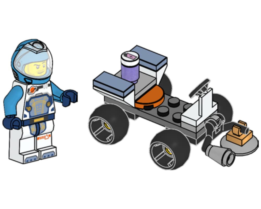 Astronaut with Quad LEGO set (#952407-1)