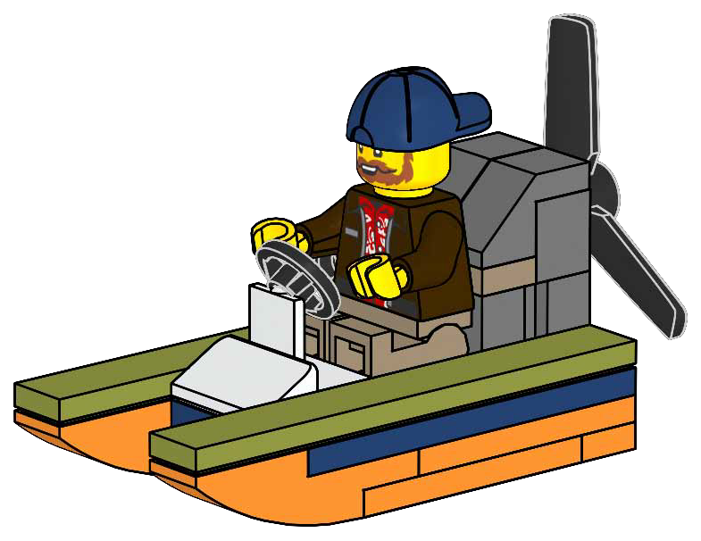 Explorer & Hovercraft LEGO set (#952508-1)