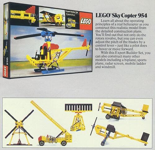 Sky Copter LEGO set (#954-1)