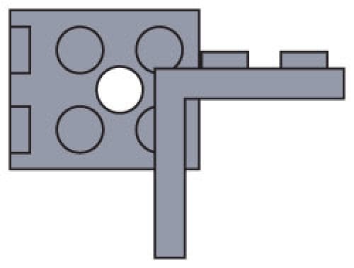 2 x 2 Angle Plate (Pack of 25) LEGO Service Packs set (#970036-1, 2002)