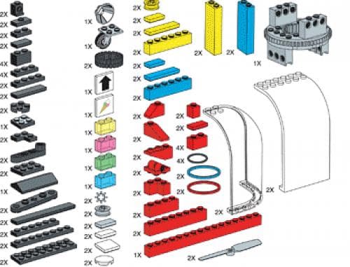 Special Elements for Control Lab Set LEGO set (#970098-1)