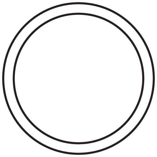 Small White Bands (Pack of 24) LEGO Service Packs set (#970122-1, 2002)