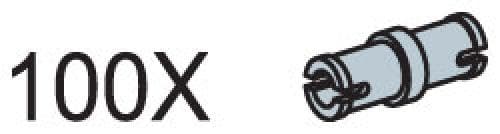 Connector Pegs (Pack of 100) LEGO set (#970603-1)