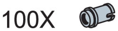 Connector Pegs with Knobs (Pack of 100) LEGO set (#970607-1)