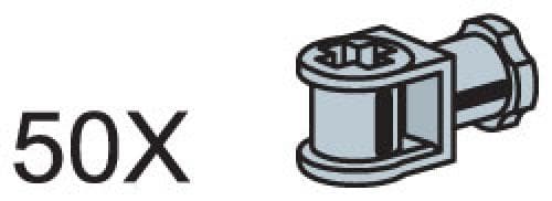 Catches with Cross Holes (Pack of 50) LEGO set (#970629-1)