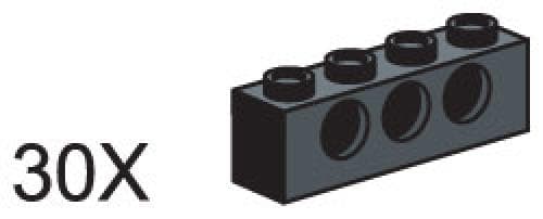 1 x 4 Beams LEGO set (#970633-1)