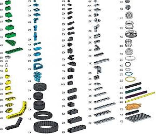 Special Elements for Team Challenge Set LEGO set (#970670-1)