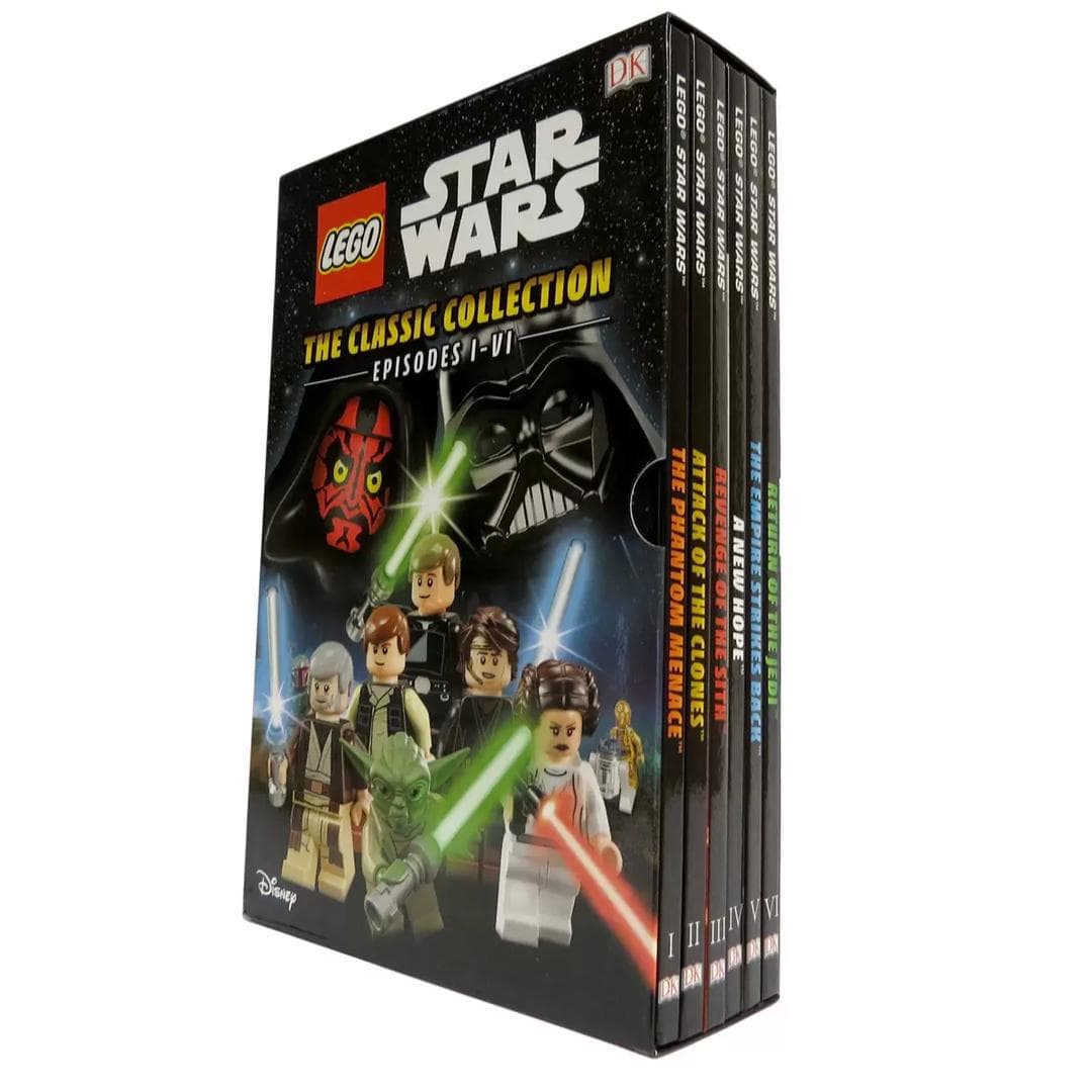 DK Readers: Star Wars: The Classic Collection Episodes I-VI LEGO Story Books set (#9780241009178-1, 2017)