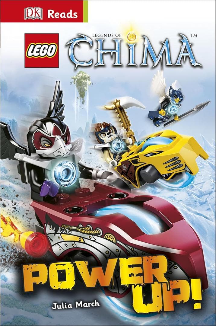 DK Readers Level 2: Legends of Chima: Power Up LEGO Story Books set (#9780241185551-1, 2015)