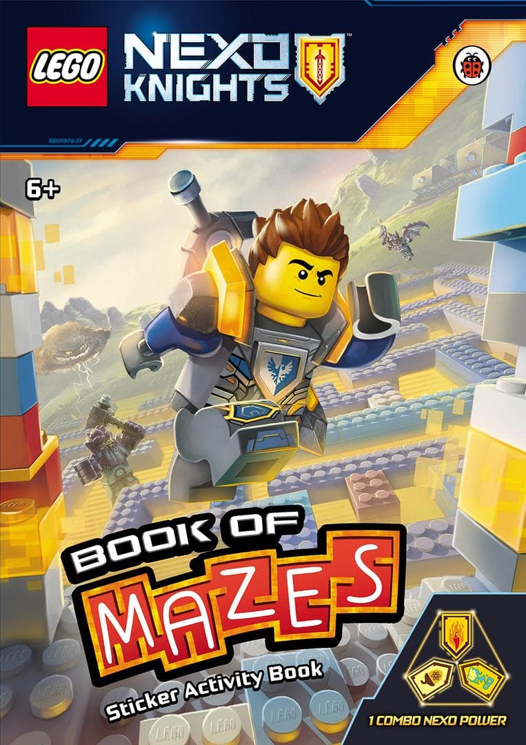 Nexo Knights: Book of Mazes: Sticker Activity Book LEGO set (#9780241295045-1)